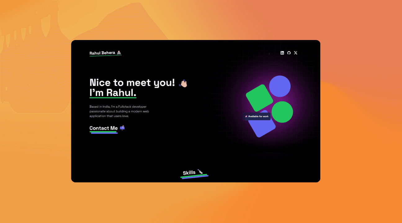 Portfolio project cover